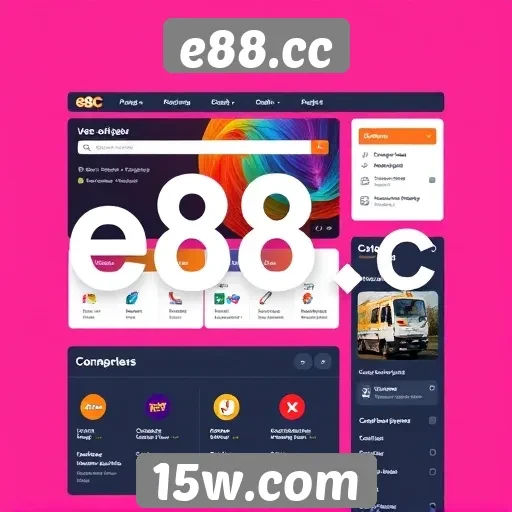 Interface do usuário do e88.cc é fácil de navegar